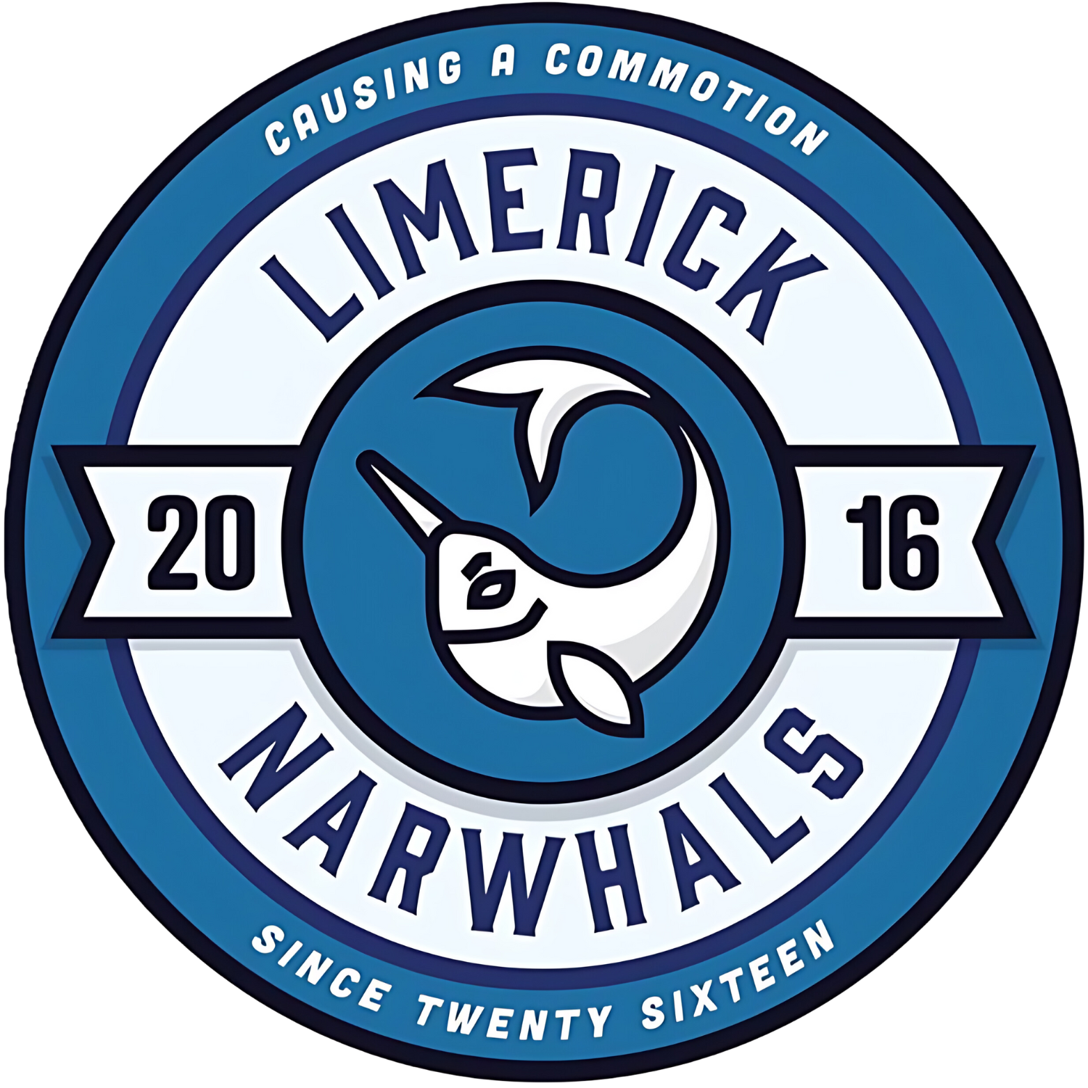 Limerick Narwhals Logo Transparent